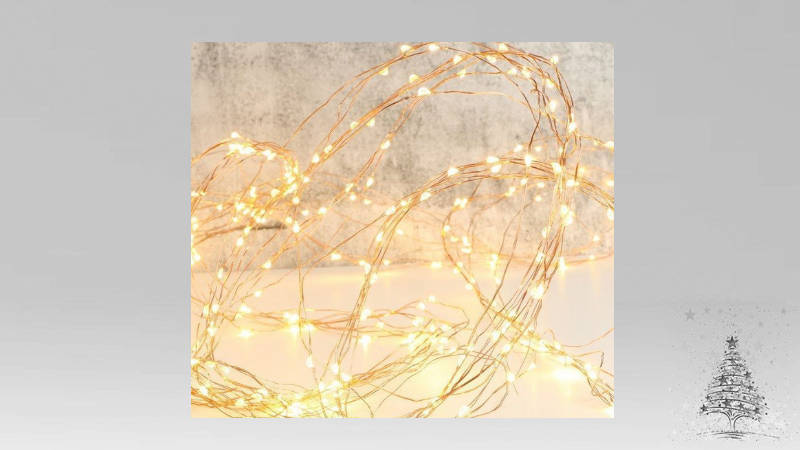 Como hacer espectacular decoración con las luces de Navidad