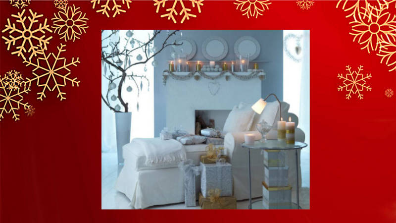 Decora tu Navidad con dorado y blanco… ¡se verá elegantísimo!